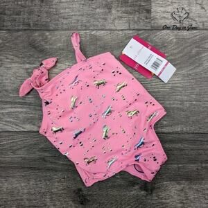 Pink Platinum Unicorn One Piece Swimsuit Size 12M